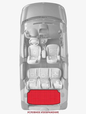ЭВА коврики «Queen Lux» багажник для BMW 5 series Gran Turismo
